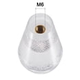 thumbnail image 3 of Unique Bargains White Ellipse Oval Joystick Rocker Ball Top Handle for Arcade Game 2 Pack, 3 of 5