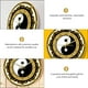 thumbnail image 2 of Reloj de pared colgante para casa, oficina, escuela, diseño de Tai Chi, sin pilas, 2 of 7