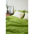 thumbnail image 3 of Pavish Export Fern Green Linen Duvet Cover Softened Linen Duvet Cover Boho Bedding Set 3 PCS Linen Bedding Set With 2Pillow Cover Full, 3 of 5