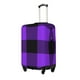 thumbnail image 1 of Balery Purple Buffalo Plaid Funda de equipaje, fundas para maletas, elástica, lavable, protector de maletas, compatible con maletas de 18 a 32 pulgadas-Large, 1 of 7