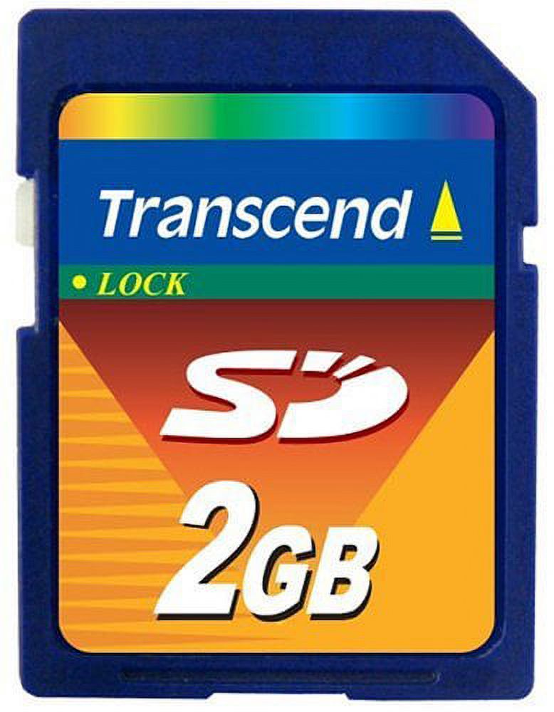 Transcend 2GB 2 GB SD Flash Memory Card- Pack of 5