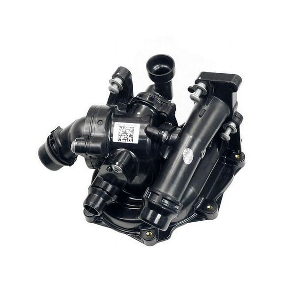 Engine Coolant Thermostat Housing Assembly - Compatible with 2014 - 2017 Volkswagen Passat 1.8L 4-Cylinder 2015 2016