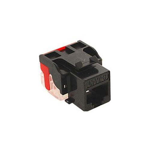 ICC Network Connector - RJ-45 Network - Black (CAT6JACKBK)