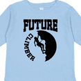 thumbnail image 4 of Inktastic Climbing Future Climber Boys or Girls Long Sleeve Toddler T-Shirt, 4 of 5