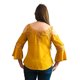 thumbnail image 4 of Blusa D'Noel  Sin hombros manga 3/4 aplicaciones de encaje, 4 of 5