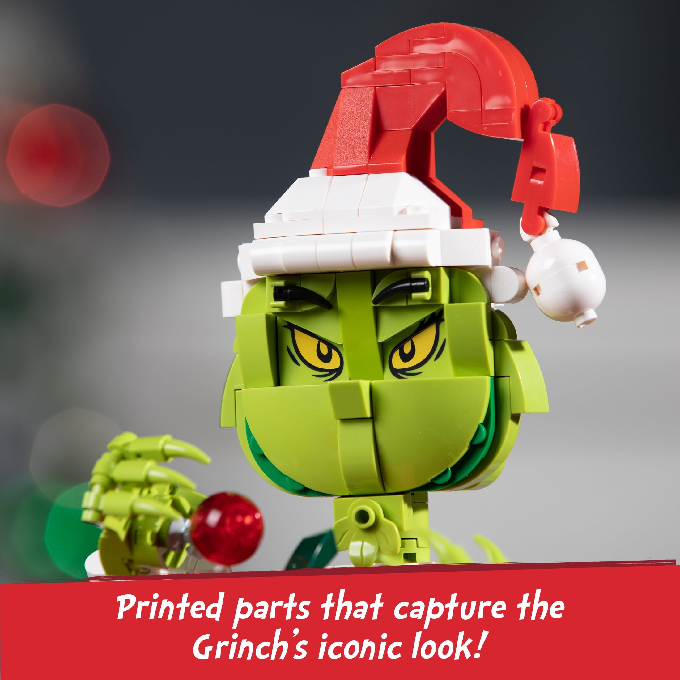 Brickcraft Up the Chimney Grinch Building Kit, (504 Pieces )– Limited Edition Christmas Décor Collectible & Gift for Kids Ages 8+