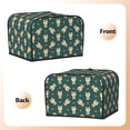 thumbnail image 3 of Honeii Cute Shiba Print 4 slice Toaster Cover, Two Slice Toaster Dust-proof Cover For Kitchen Small Appliance and Fingerprint Protection, 3 of 7