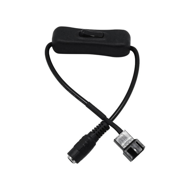 fastboy DC5521 to 4 pin Cable Computer Case CPU Cooling Fan Power Adapter Cable PWM Router Fan Switch Cable