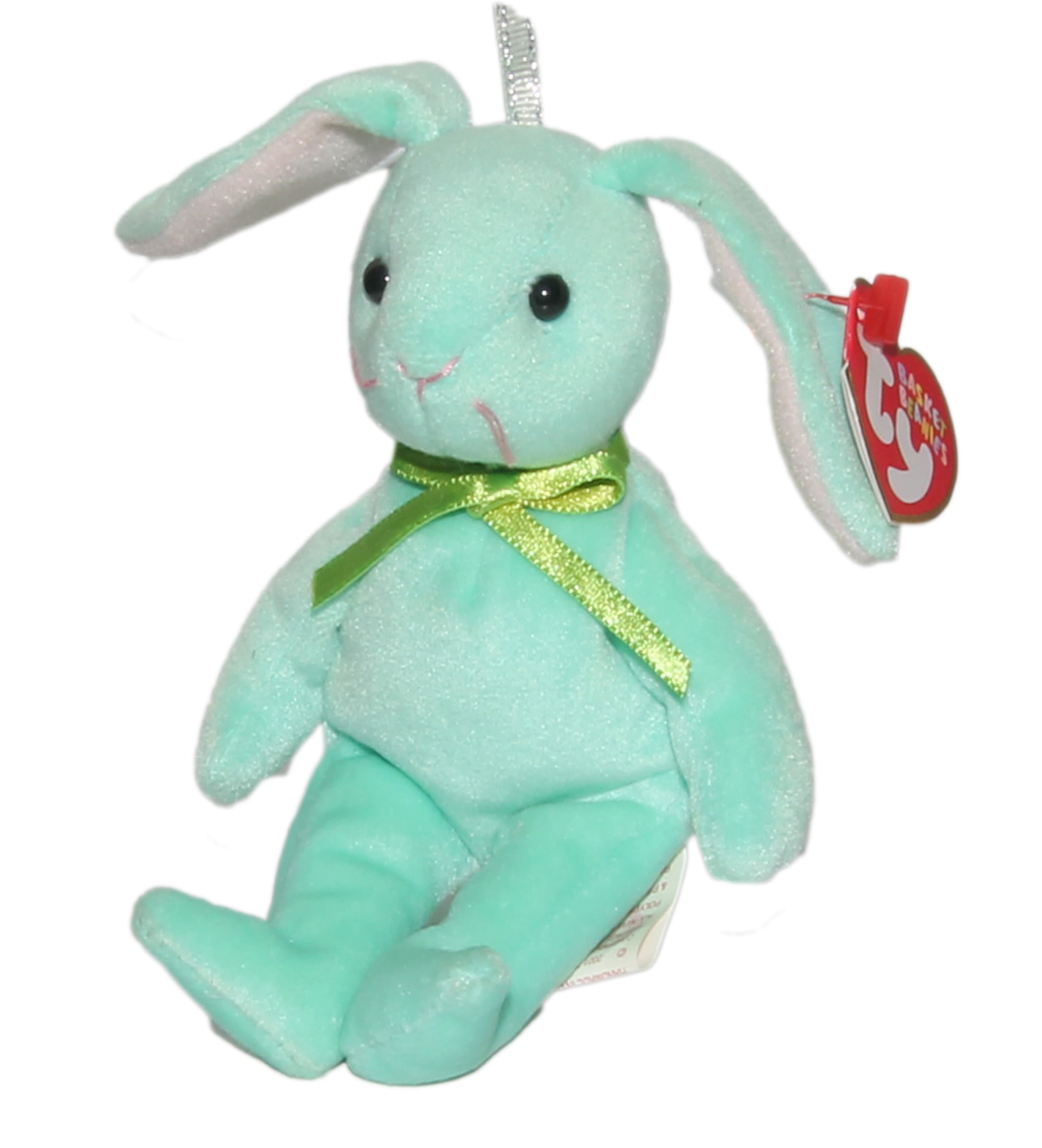 Ty Beanie Baby – Nibble The Bunny, Kuscheliges Hasen-Plüschtier Für Kinder Ab 3 Jahren
