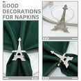 thumbnail image 6 of SEWCHICS Table Decoration Napkin Rings for Hotels 4Pcs 2.3x1.4x1.2in, 6 of 7