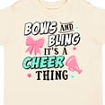thumbnail image 4 of Inktastic Bows and Bling Its a Cheerleading Thing Girls Toddler T-Shirt, 4 of 5