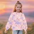 thumbnail image 5 of Lorytime Christmas Hoodies for Girls Boys Dinosaur Sweatshirt Long Sleeve Pullover Drop Shoulder Soft Tops Pink 11 Years, 5 of 9