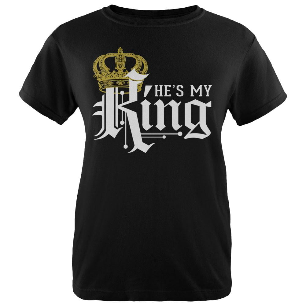 Old Glory He S My King Womens T Shirt Black Lg Walmart Com Walmart Com Old Glory He S My King Womens T Shirt Black Lg Walmart Com Walmart Com