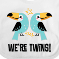 thumbnail image 4 of Inktastic Twin Boys Toucan Birds Matching Boys or Girls Baby Bib, 4 of 4