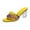 Yellow, variant on Zpanxa Slippers for Women Belt With Crystal and Sandals for Women With High-heeled Slippers Flip Flops for Women Black 40