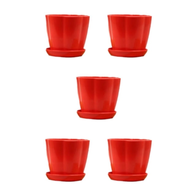 maskred Flower Classic And Elegant - Charming And Decorative Home Decor Accessories Red M,1 5Set