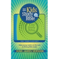 KJV Kids Study Bible, Flexisoft (Imitation Leather, Green/Blue, Red Letter) (Hardcover)