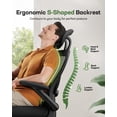 thumbnail image 4 of Silla de oficina Marsail ergonómica de malla con respaldo alto y soporte lumbar, 4 of 7
