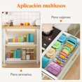 thumbnail image 4 of Lifewit Organizadores de Tapas y Almacenamiento Paquete de 1, 34-61 cm Divisores de Tapas de Contenedores de Alimentos Grandes Ajustables, Dentro del Gabinete para Encimera de Cocina/Despensa, Blanco, 4 of 9