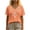 Orange, variant on Sexlip Womens Swimsuit Set Delicate Floral Embroidery Cover Up Design V Neck Short Sleeve Casual Silhouette Breathable Fabric for Casual Beach Days Yellow M