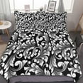 thumbnail image 1 of HAHDAXIA Vintage Flower Pattern Bedding Solid Comforter Set for All Seasons,3 Pieces(1 Comforter+2 Pillowcases),Soft Microfiber Bedding Set Full(79"x90"), 1 of 7