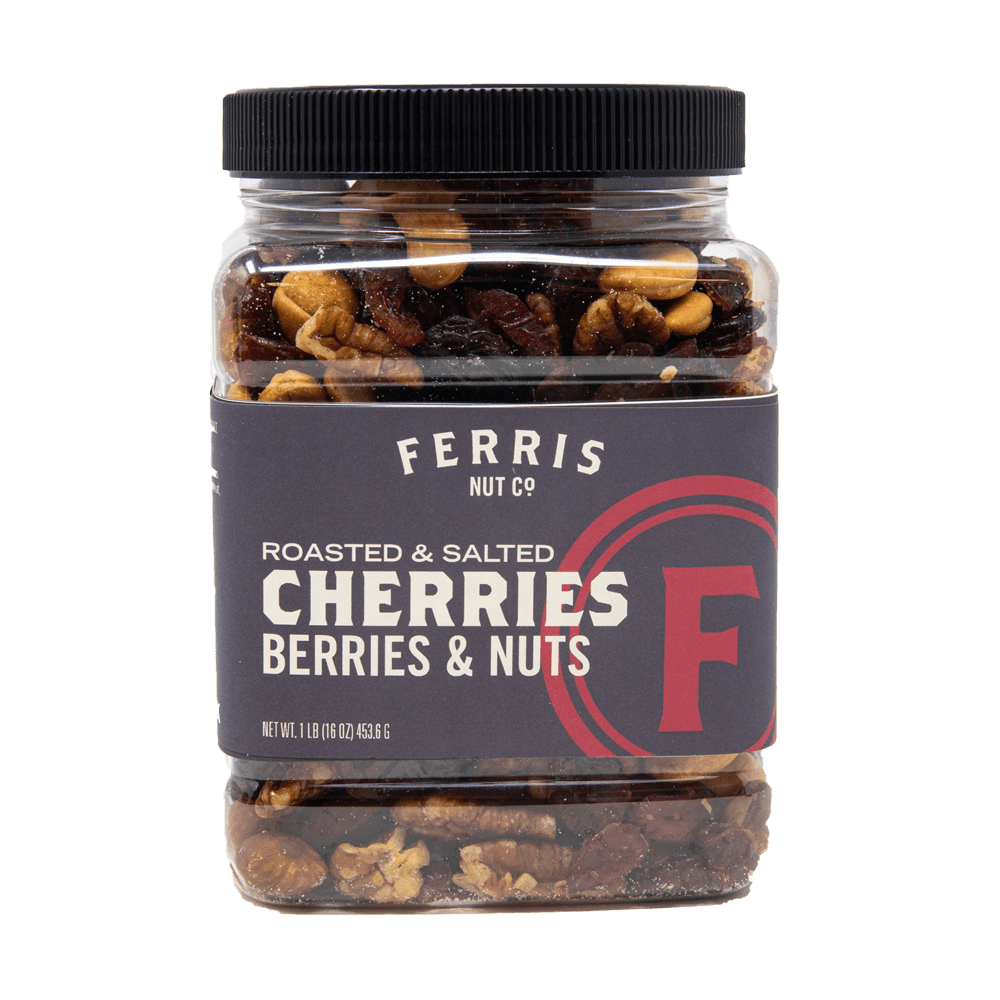 Ferris Coffee & Nut Cherries Berries & Nuts, Roasted & Salted Mix, 16 Ounce