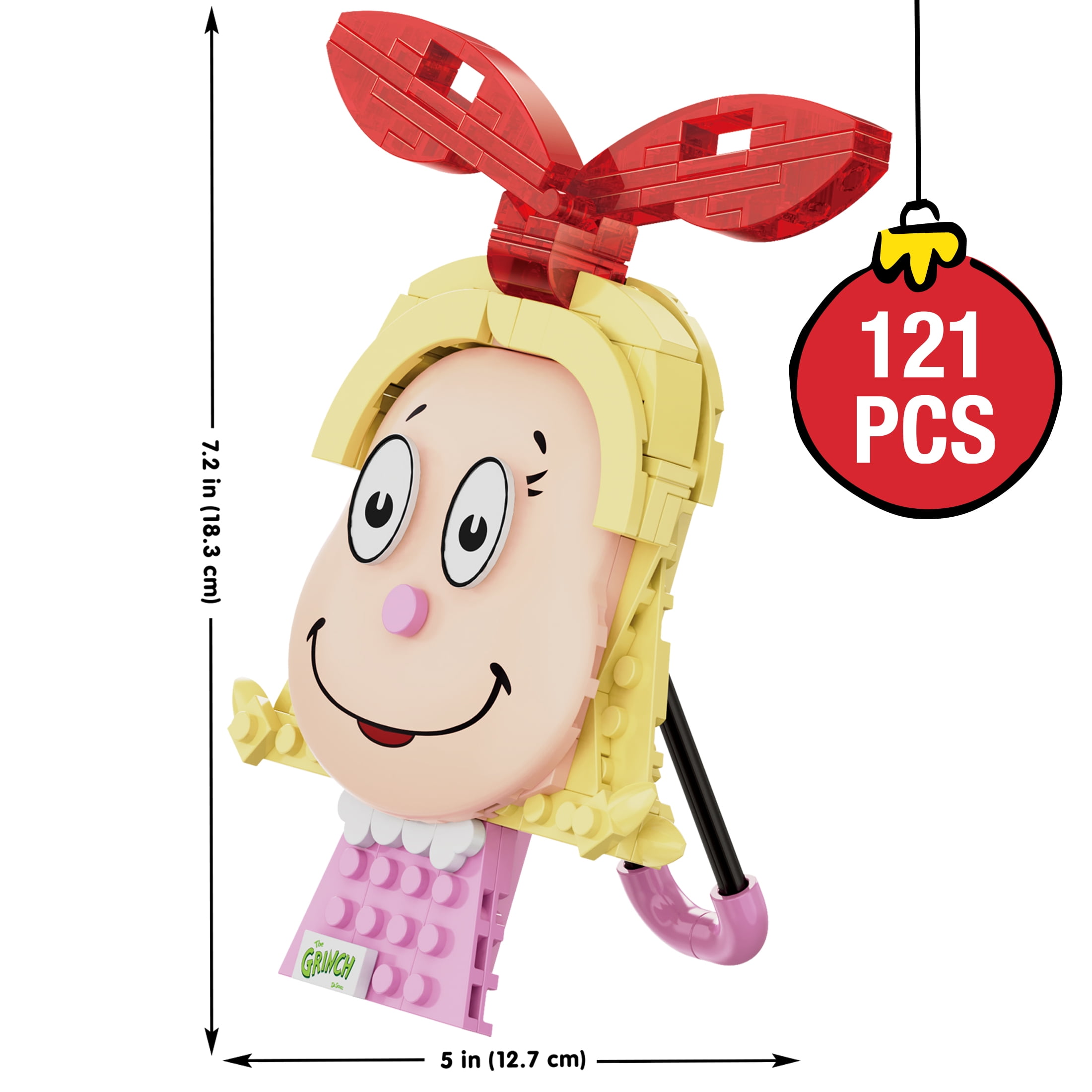 Brickcraft Grinch Cindy Lou Decoration Brick Building Kit (121 Plastic Piece Set), Christmas Décor, (图4) Brickcraft Grinch Cindy Lou Decoration Brick Building Kit (121 Plastic Piece Set), Christmas Décor, (图4)