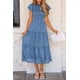 thumbnail image 5 of Vestido midi PRETTYGARDEN con estampado floral para verano 2025 para mujer, 5 of 9