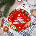 thumbnail image 4 of KFJBPB 50 Assiettes en Papier de Noël - Assiettes Jetables Rouges de 7 Pouces pour Fournitures de Fête de Noël, 4 of 7