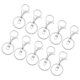 thumbnail image 1 of OUNONA 10Ud Para Llaveros De Metal Plata Para Decorar Y Organizar Llaves, 1 of 8