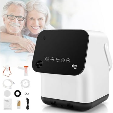 Nantfun Portable Oxygen Machine Tube&1-7Lcontinus&M𝖺𝖼𝗁𝗂𝗇𝖾12LBS Home D21