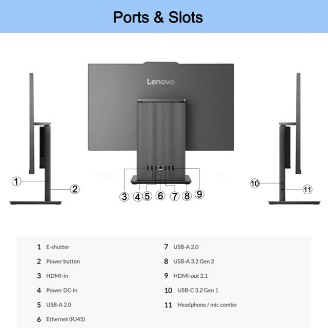 New Lenovo IdeaCentre I All-in-One Desktop,23.8 New Lenovo IdeaCentre I All-in-One Desktop,23.8