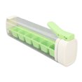thumbnail image 1 of Ice Cube Tray, Food Grade PC PP 6 Grid Push Type Easy Release Detachable Ice Cube Mold Easy to Clean Portable Mini Ice Cube Maker Mold for Cocktail, Coffee, Orange, 1 of 7