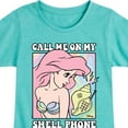 thumbnail image 3 of Disney Princess - Call Me On My Shell Phone - Toddler & Youth Girls Short Sleeve Graphic T-Shirt, 3 of 5