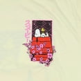thumbnail image 3 of Peanuts Snoopy T-Shirt Men's Floral Doghouse Design Two-Sided Adult Shirt, 3 of 4