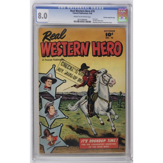 Real Western Hero #70 - CGC 8 Comic Book