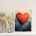thumbnail image 2 of Qisvanset 12x16 Inch 2D Flat Framed Canvas Art, Valentine Love Theme Cute Romantic Home Bedroom Wall Art Decor, 2 of 5