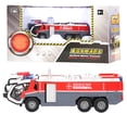 thumbnail image 2 of Modelo de camión de bomberos Jadeshay aleación 1:50 simulación de ingeniería decoración Juguetes elegante y moderno, 2 of 14