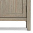 thumbnail image 5 of Simpli Home Redmond SOLID WOOD 32 inch Wide Transitional Low Storage Cabinet in Distressed Grey, 5 of 8