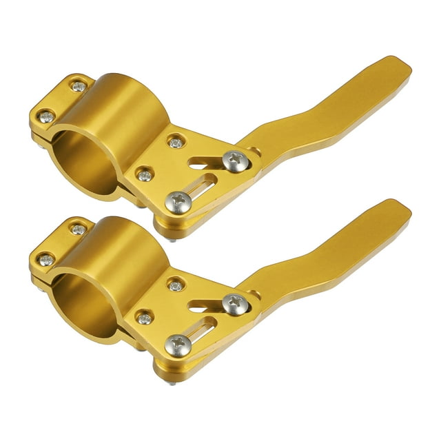 Unique Bargains Car Turn Signal Extension Steering Wheel Extension Turn Rod Position Up Kit Rod Extension Gold Tone 2pcs