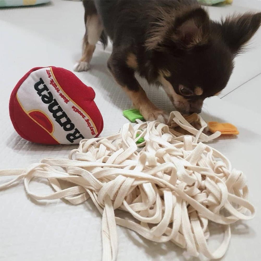 Ramen Nosework Plush Dog Toy
