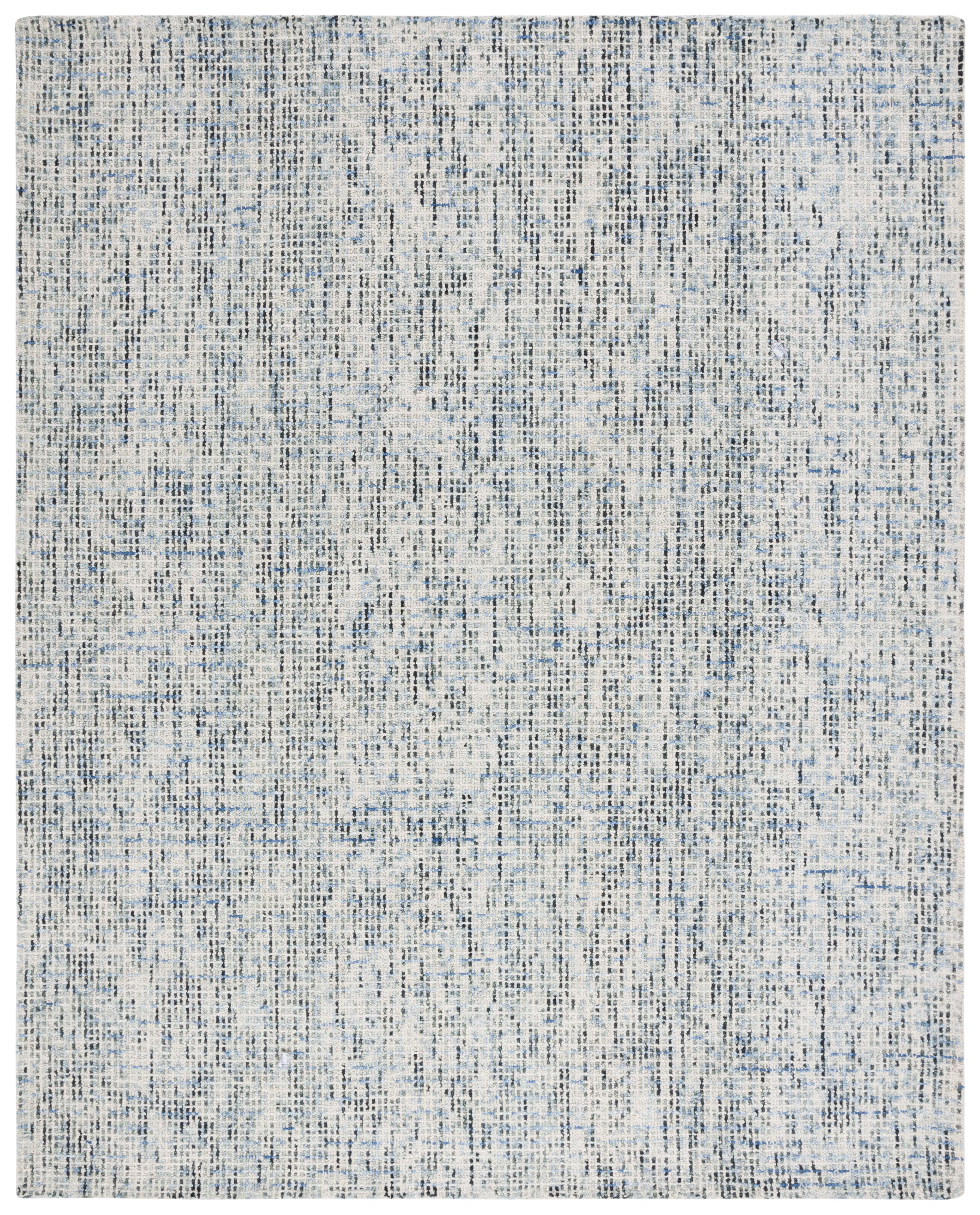 Safavieh Abstract Delia Distressed Wool Area Rug, Blue/Charcoal, 11' x 15'