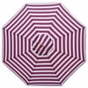 Delahey Striped Burgundy Market Umbrella 9'
