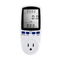 thumbnail image 1 of Enchufe inteligente medidor de energía con pantalla LCD para monitoreo en tiempo real, compatible con 120V y 60Hz, ideal para control de consumo eléctrico y costos., 1 of 6