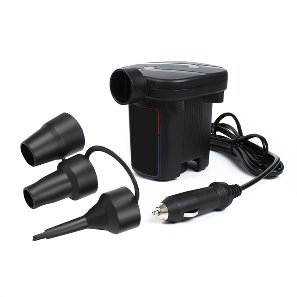 Electric Air Pump QuickFill Air Pump Inflator Pump with 3 Nozzles