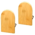 thumbnail image 3 of Wooden Book Stoppers, Portable Wooden Bookends  for Office Small,Large, 3 of 8