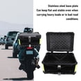 thumbnail image 4 of Caja De Portador De Almacenamiento Trasero De Motocicleta, Caja Superior De Motocicleta De 65 Litros Con Bloqueo De Seguridad De Seguridad Calcomanía Reflectante De La Calcomanía, 4 of 7