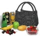 thumbnail image 3 of Fotbe Black Scientific Bolsa Térmica Portátil con Estampado, Bolsa de Entrega de Alimentos Aislada, Bolsa Reutilizable de Gran Capacidad para Comidas y Supermercado, 3 of 6