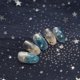 thumbnail image 4 of Soidarity 1 hoja de decoración de manicura DIY 3D con remaches de Metal dorado y estrella de Luna para decoración de uñas Arte de uñas, 4 of 6