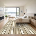 thumbnail image 3 of ODIKA 2'x3' Machine Washable Non-Slip Area Rug, Geometric Beige High Traffic Rug, Beige, 1004339, 3 of 7